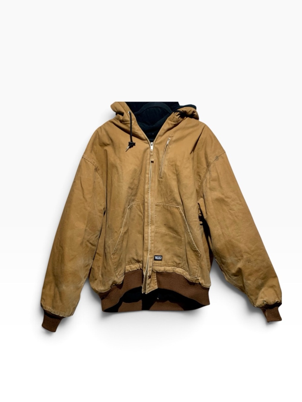 Men's Walls Hooded Canvas Work Jacket Sz 2XL